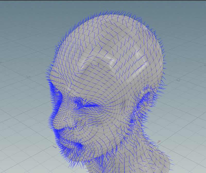 [과제] normal을 comb SOP으로 빗질해보는 연습을 해보았습니다. Test Geometry로는 Shaderball 과 templatehead를 사용했습니다.