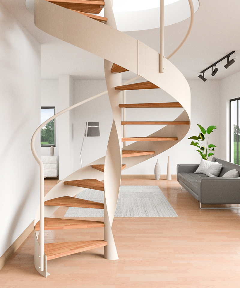 [과제] Spiral Staircase 모델링입니다.  마지막 사진 처럼 회전 나선형 기둥을 만들어보려고 했는데 원하는대로 나오지가 않아서 좀 더 연습을 해 할 것 같습니다..